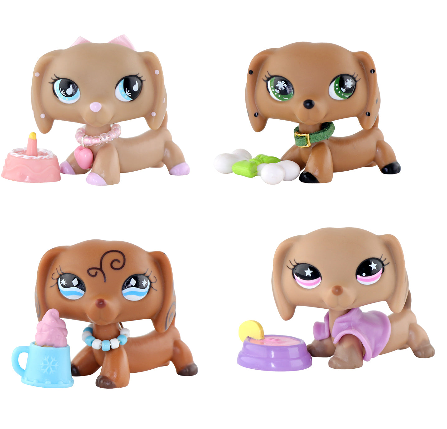 lps dachshund pack of 4